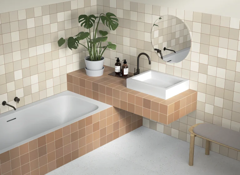 SENSA WHITE SP/90X90/C/Rの施工イメージ - 磁器質 | HARMONY